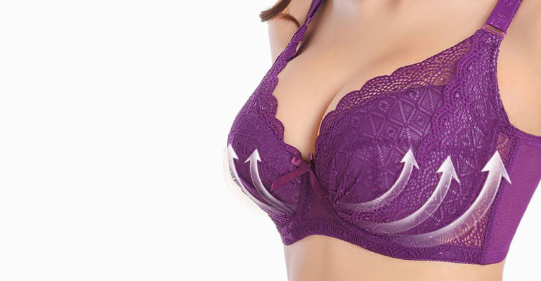 Push Up Gather Thin Bra